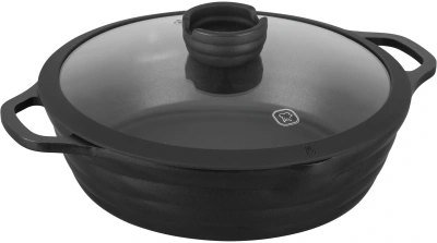 Сотейник Rondell Pacific Grey RDA-1907 4.1л. d=28см (с крышкой) графитовый