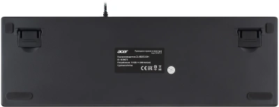 Клавиатура Acer OKW127 механическая черный USB Multimedia for gamer LED (ZL.KBDEE.00H) кабель 1.8м