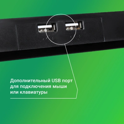 Подставка для ноутбука Digma D-NCP170-4 17" 390x280x28мм 2xUSB 4x 70/125ммFAN 750г черный