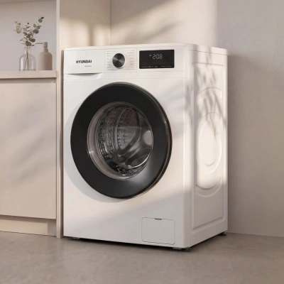 Стиральная машина Hyundai WME8210 класс: A+++ загр.фронтальная макс.:8кг белый инвертор