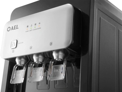 Кулер AEL LD-AEL-806a напольный электронный черный/серебристый