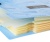 Папка-портфель Deli 5737 на кнопке 8 отдел. A4 пластик ассорти