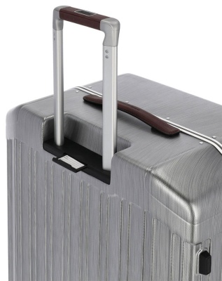 Чемодан Piquadro PQ LM (BV4428PQLM/NCU) 51x75x28см 89л. 5.59кг. поликарбонат/натур.кожа темно-серый