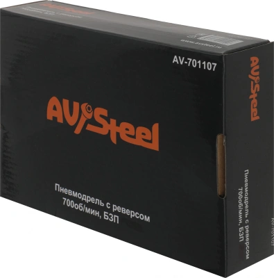Дрель прямая Av Steel AV-701107 114л/мин патр.:быстрозажимной оранжевый/черный