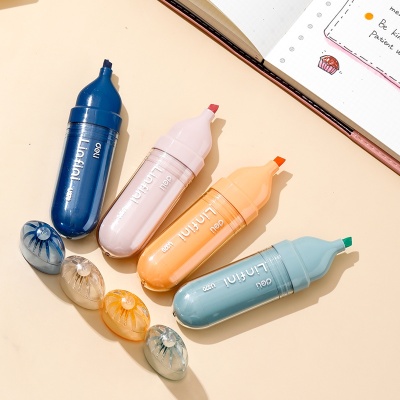 Набор текстовыделителей Deli EU370 Linfini 1-5мм флуоросцентный 4цв. ассорти (4шт.)