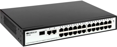 Коммутатор Origo OS1326 OS1326/A1A (L2) 24x100Мбит/с 1x1Гбит/с 1xКомбо(1000BASE-T/SFP) 1SFP управляемый