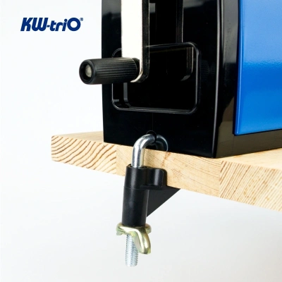 Точилка для карандашей механическая Kw-Trio 307A 1 отверстие металл ассорти