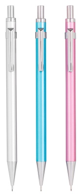 Карандаш мех. Deli EU999 Arris 0.5мм металл ассорти дисплей ластик