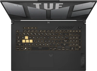 Ноутбук Asus TUF Gaming F17 FX707VJB-HX100 Core 5 210H 16Gb SSD512Gb NVIDIA GeForce RTX 3050 6Gb 17.3" IPS FHD (1920x1080) без ОС grey WiFi BT Cam (90NR0MY5-M003R0)