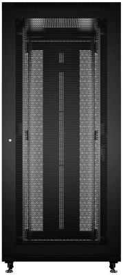 Шкаф серверный Cabeus (ND-05C-42U80/100-BK) напольный 42U 800x1000мм пер.дв.перфор. задн.дв.перфор. 800кг RAL 7035 900мм 132кг 220град. 2055мм IP20 сталь