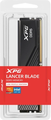 Память DDR5 8GB 5600MHz A-Data AX5U5600C468G-SLABBK XPG Lancer Blade RTL Gaming PC5-44800 CL46 DIMM UDIMM 288-pin 1.1В single rank с радиатором Ret