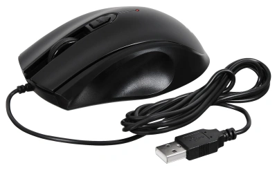 Мышь Acer OMW020 черный оптическая 1600dpi USB 4but (ZL.MCEEE.004)
