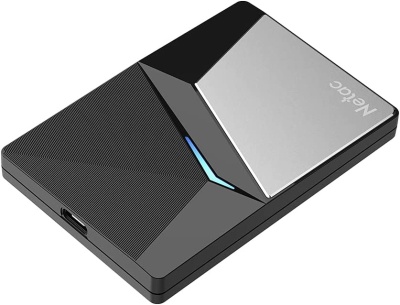 Накопитель SSD Netac USB-C 120Gb NT01Z7S-120G-32BK Z7S 2.5" черный