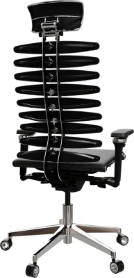 Кресло руководителя эргономичное Метта Equalizer L2-47D черный сиденье черный экокожа с подголов. крестов.5-луч. металл хром