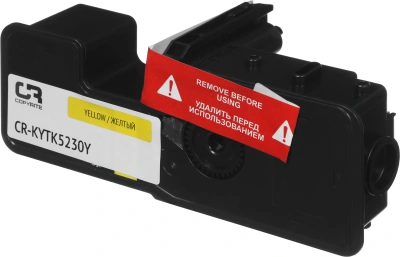 Картридж лазерный CopyRite CR-KYTK5230Y TK-5230Y желтый (2200стр.) для Kyocera P5021cdn/cdw/M5521cdn/cdw