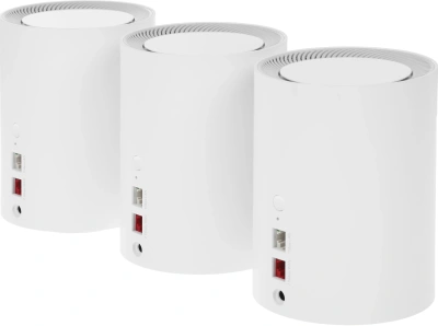Бесшовный Mesh роутер Cudy M3000 (M3000(3-PACK) WHITE) AX3000 100/1000/2500BASE-T белый (упак.:3шт)