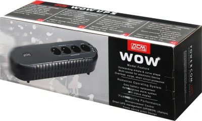 Источник бесперебойного питания Powercom WOW 850U 425Вт 850ВА черный
