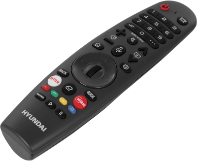 Телевизор LED Hyundai 65" H-LED65BU7100 WebOS Frameless Metal серый/серый 4K Ultra HD 60Hz MEMC DVB-T DVB-T2 DVB-C DVB-S DVB-S2 USB WiFi Smart TV
