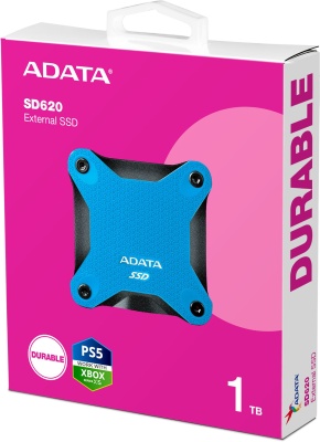 Накопитель SSD A-Data USB3.2 Gen2 1TB SD620-1TCBL SD620 2.5" синий