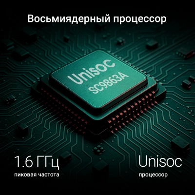 Планшет Digma G8 SC9863A (1.6) 8C RAM3Gb ROM32Gb 8" IPS 1280x800 4G Android 15 Go темно-серый 5Mpix 2Mpix BT WiFi microSD 128Gb 4000mAh 191hrs