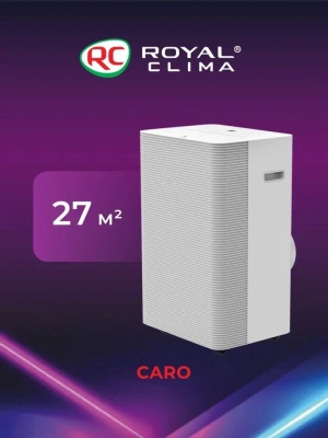 Кондиционер мобильный Royal Clima Caro RM-CR39HH-E белый площ.27м2