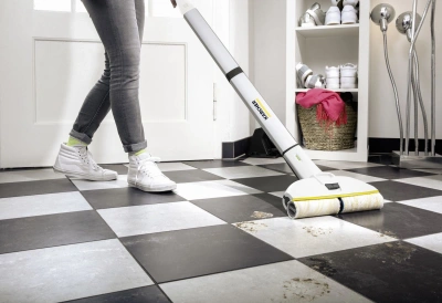 Электрошвабра Karcher EWM 2 белый/серый