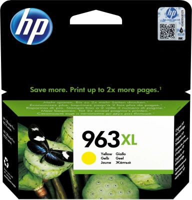 Картридж струйный HP 963XL 3JA29AE желтый (1600стр.) для HP OfficeJet Pro 901x/902x HP