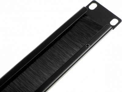 Кабельный органайзер горизонтальный Lanmaster LAN-ORG/BP-1U двухсторонний щетки 1U шир.:19"