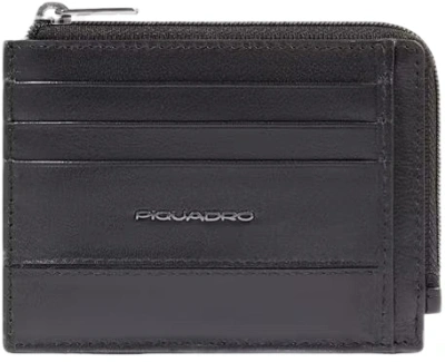 Чехол для кредитных карт Piquadro Philip PP4822W136R/N черный натур.кожа