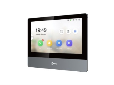 Видеодомофон Hikvision DS-KH8350-WTE1 серебристый