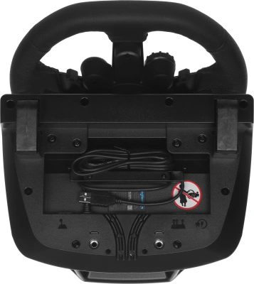 Руль Logitech G923 10кноп. (с педалями) черный