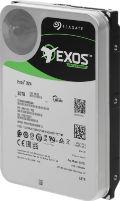 Жесткий диск Seagate SATA-III 20TB ST20000NM002H Server Exos X24 4KN (7200rpm) 512Mb 3.5"
