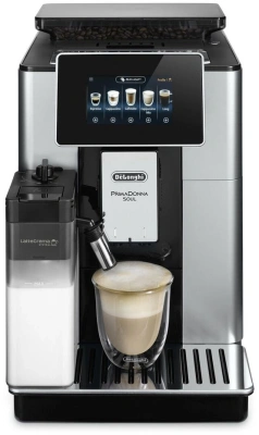 Кофемашина Delonghi Primadonna Soul ECAM610.55.SB 1450Вт черный/серебристый