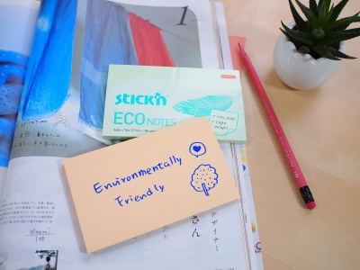 Блок самоклеящийся бумажный Stick`n ECO 21747 76x76мм 100лист. 60г/м2 пастель голубой