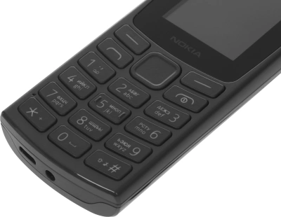Мобильный телефон Nokia 105 SS TA-1569 0.048 черный моноблок 1Sim 1.8" 120x160 Series 30+ GSM900/1800 GSM1900 FM