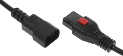 Шнур питания Lanmaster LAN-PP13L/14-5.0-BK C13-С14 проводник.:3x0.75мм2 5м 220В 10А черный