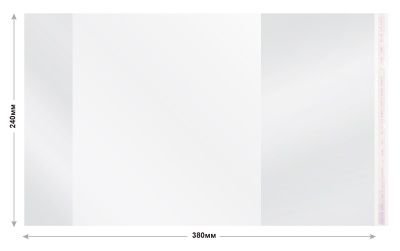 Обложка Silwerhof 382159 Монстрики с липк.сл. (набор 5шт) ПП 70мкм гладкая прозр. 240х380мм