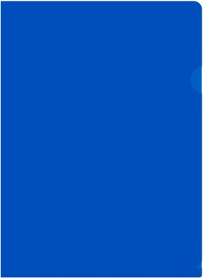 Папка-уголок Бюрократ -E310N/1BLU непрозрачный A4 пластик 0.18мм синий