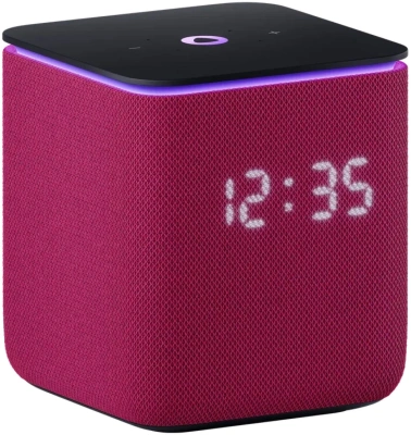 Умная колонка Yandex Станция Миди Алиса малиновый 24W 1.0 BT/Wi-Fi 10м (YNDX-00054PNK)
