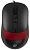 Мышь Оклик 310M черный/красный оптическая 2400dpi USB для ноутбука 4but (1869102)