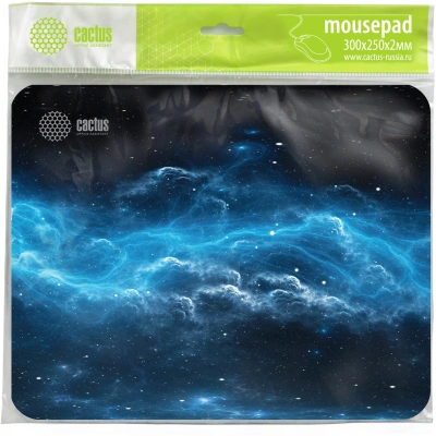 Коврик для мыши Cactus Space Clouds рисунок 300x250x2мм (CS-MPC-P05M)
