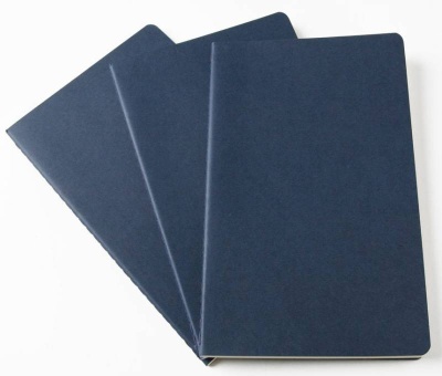 Блокнот Moleskine CAHIER JOURNAL CH123 XLarge 190х250мм обложка картон 120стр. нелинованный клюквенный (3шт)