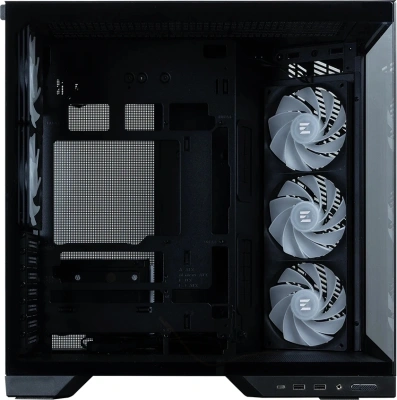 Корпус Zalman D50 черный без БП ATX 6x120mm 4x140mm 2xUSB3.0 audio bott PSU