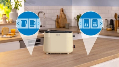 Тостер Bosch TAT2M127 950Вт бежевый