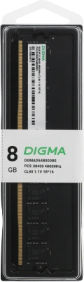 Память DDR5 8GB 4800MHz Digma DGMAD5480008S RTL PC5-38400 CL40 DIMM UDIMM 288-pin 1.1В single rank Ret