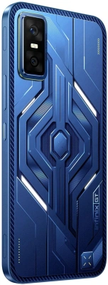 Смартфон Infinix X6876 GT 30 256Gb 8Gb синий моноблок 3G 4G 2Sim 6.78" 1224x2720 Android 15 64Mpix 802.11 a/b/g/n/ac/ax NFC GPS Protect FM