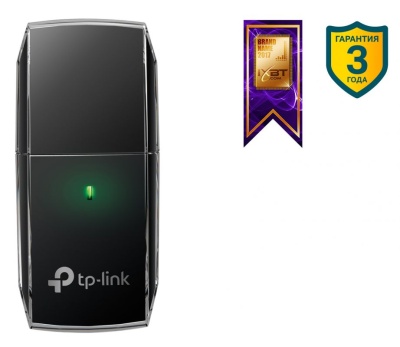 Сетевой адаптер Wi-Fi TP-Link Archer T2U AC600 USB 2.0 (ант.внутр.) 1ант.