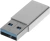 Адаптер Buro BU-USB3-Am-Cf ver3.0 USB A(m) USB Type-C (f) серебристый (пакет)