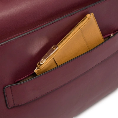 Деловая сумка женская Piquadro Circle BD6778W92/BO с отделением для ноутбука 14" сливовая натур.кожа