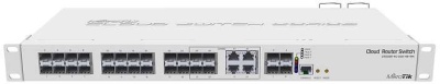 Коммутатор MikroTik CRS328-4C-20S-4S+RM 4xКомбо(1000BASE-T/SFP) 20SFP 4SFP+ управляемый